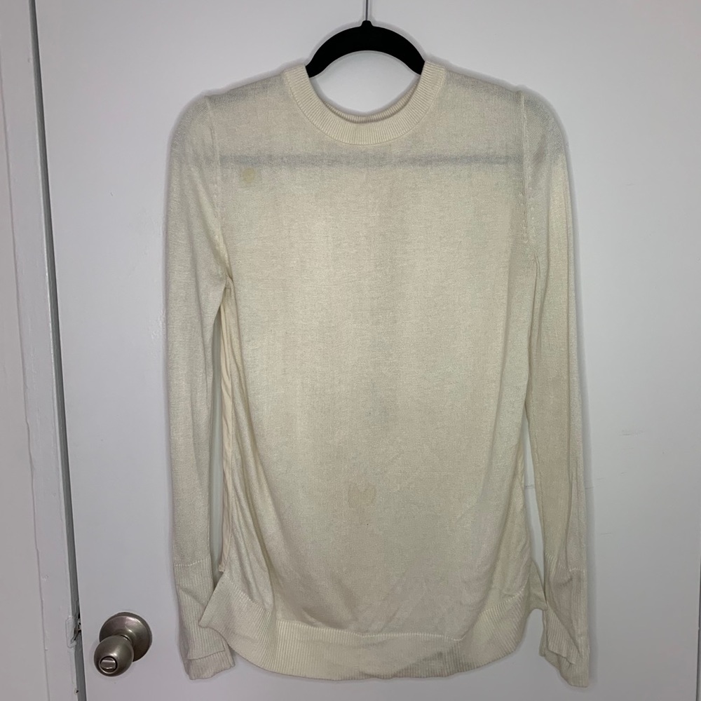 Lululemon Open Back Sweater